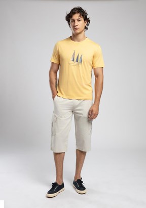 LEE COOPER Jogger Cargo Long Haki Erkek Dokuma Bermuda