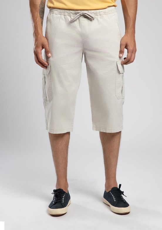 LEE COOPER Jogger Cargo Long Haki Erkek Dokuma Bermuda
