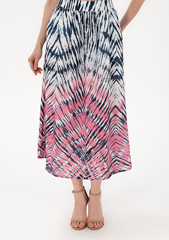 PIERRE CARDIN Lacivert Kadın Oversize Etek