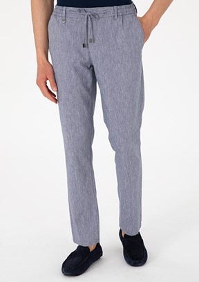 PİERRE CARDİN Mavi Erkek Ultra Slim Pantolon