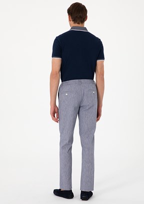 PİERRE CARDİN Mavi Erkek Ultra Slim Pantolon