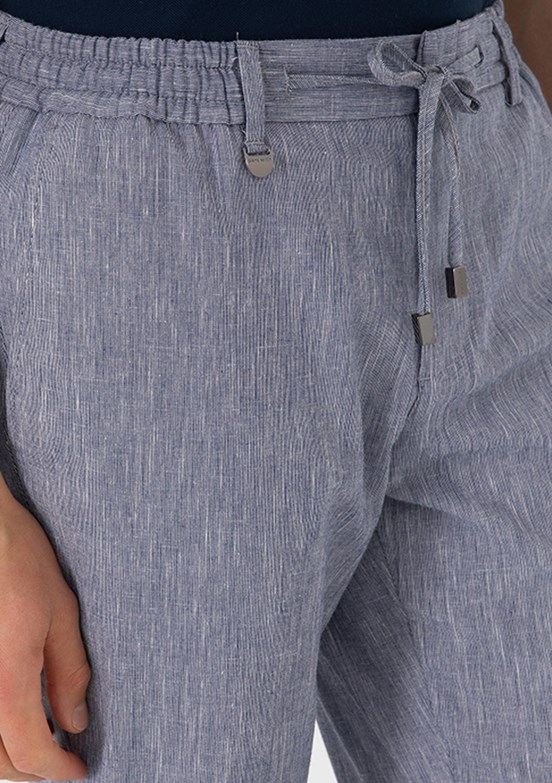 PİERRE CARDİN Mavi Erkek Ultra Slim Pantolon