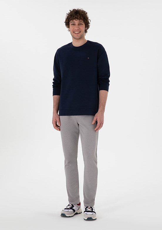 US POLO ASSN Gri Erkek Slim Pantolon