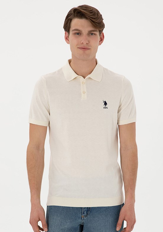 US POLO ASSN Beyaz Erkek Regular Kazak