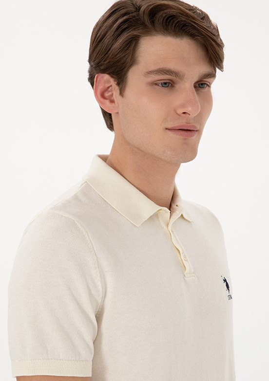 US POLO ASSN Beyaz Erkek Regular Kazak