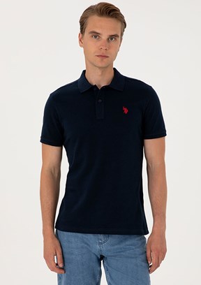 US POLO ASSN Lacivert Erkek Slim T-Shirt