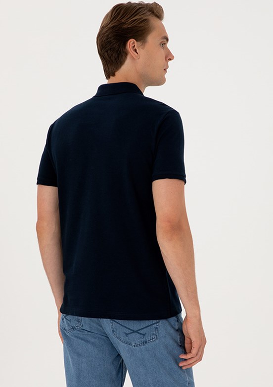 US POLO ASSN Lacivert Erkek Slim T-Shirt