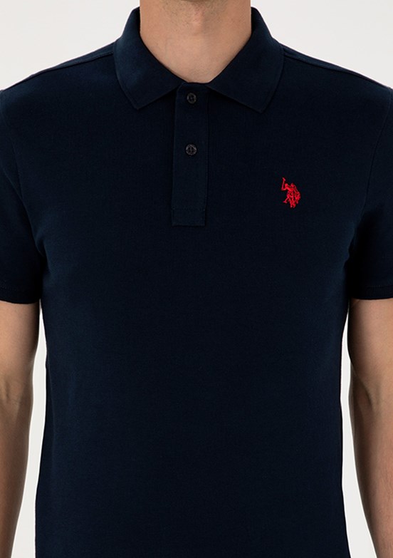 US POLO ASSN Lacivert Erkek Slim T-Shirt
