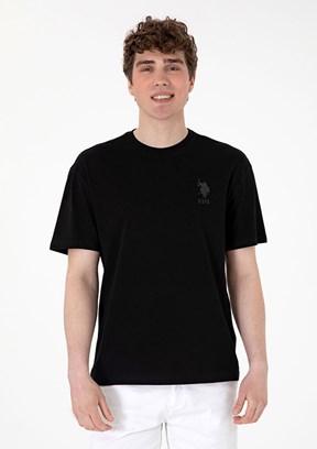 US POLO ASSN Siyah Erkek Comfort T-Shirt