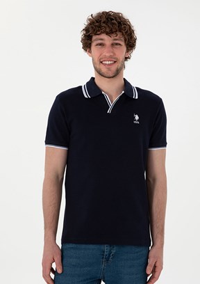 US POLO ASSN Lacivert Erkek Slim T-Shirt