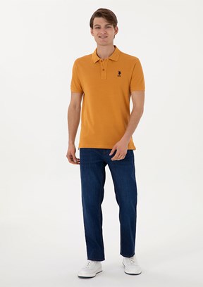 US POLO ASSN Bej Erkek Regular Gömlek