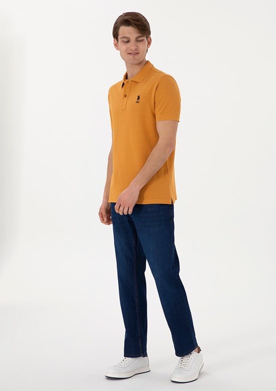 US POLO ASSN Bej Erkek Regular Gömlek