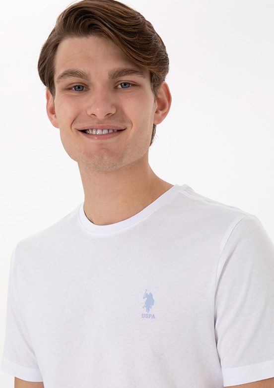 US POLO ASSN Beyaz Erkek Regular T-Shirt