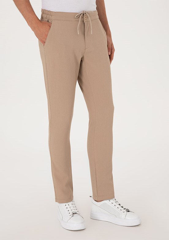 US POLO ASSN Bej Erkek Chino Pantolon