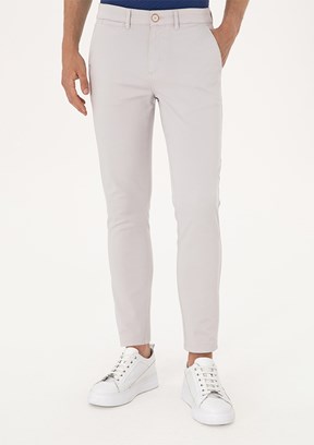 US POLO ASSN Gri Erkek Chino Pantolon