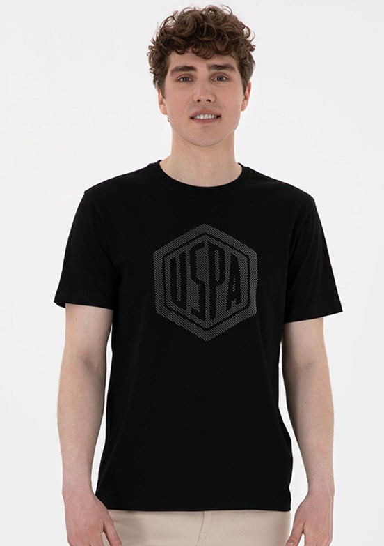 US POLO ASSN Siyah Erkek Regular T-Shirt