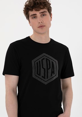 US POLO ASSN Siyah Erkek Regular T-Shirt