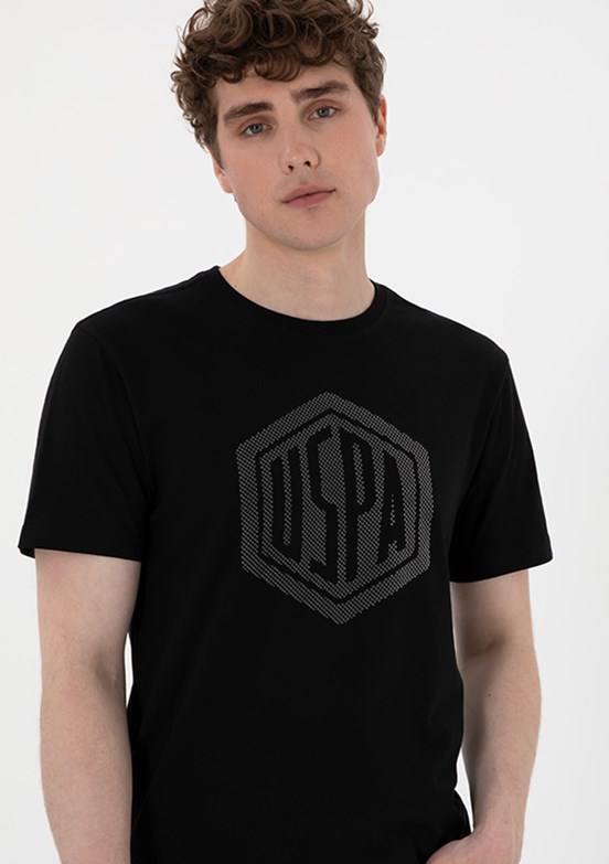 US POLO ASSN Siyah Erkek Regular T-Shirt