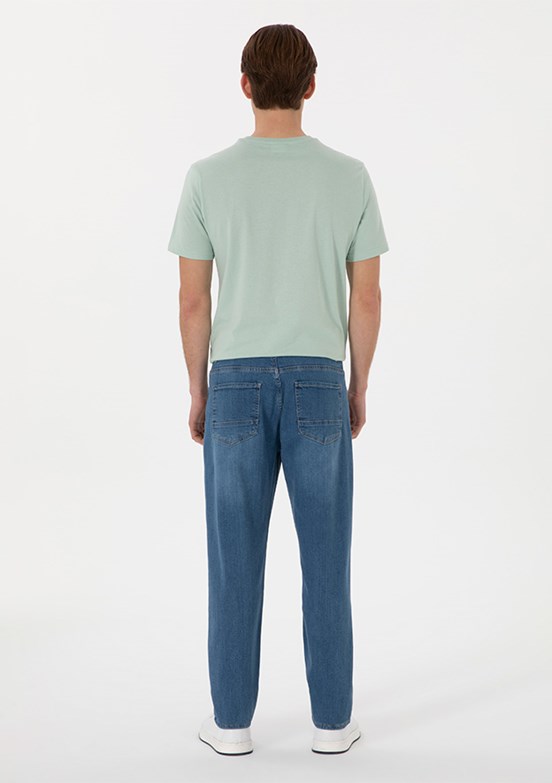 US POLO ASSN Mavi Erkek Slim Jean Pantolon