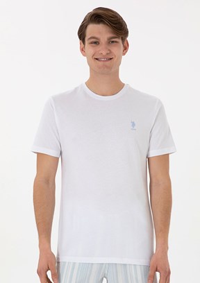 US POLO ASSN Beyaz Erkek Regular T-Shirt