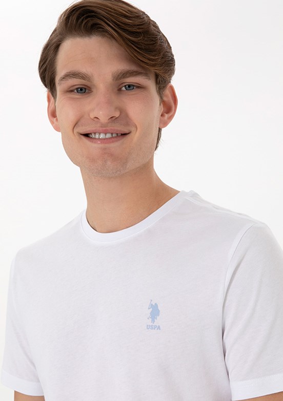 US POLO ASSN Beyaz Erkek Regular T-Shirt