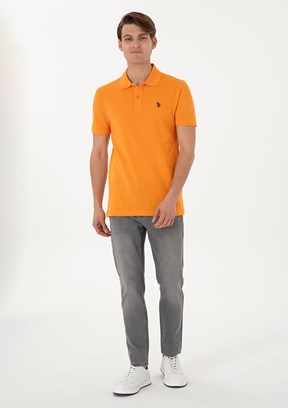 US POLO ASSN Gri Erkek Slim Jean Pantolon