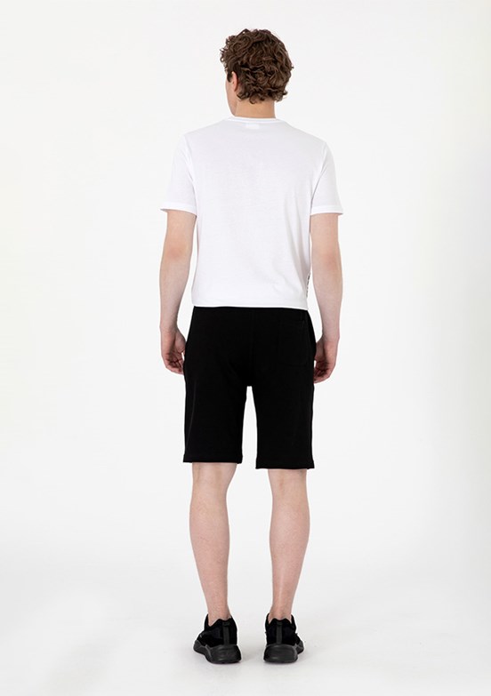 US POLO ASSN Siyah Erkek Bermuda Şort