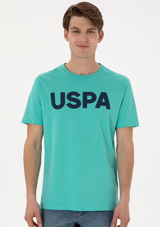 US POLO ASSN Yeşil Erkek Regular T-Shirt