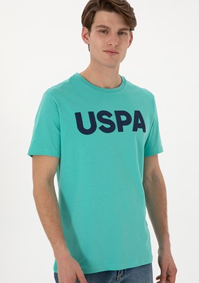 US POLO ASSN Yeşil Erkek Regular T-Shirt