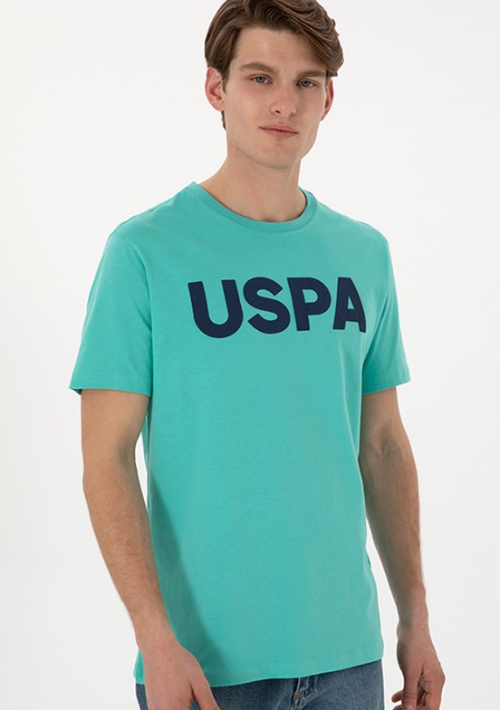 US POLO ASSN Yeşil Erkek Regular T-Shirt