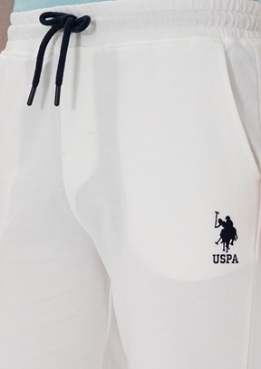 US POLO ASSN Beyaz Erkek Bermuda Şort