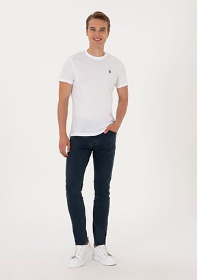 US POLO ASSN Mavi Erkek Slim Jean Pantolon