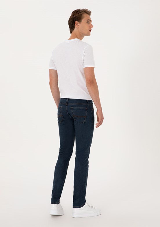 US POLO ASSN Mavi Erkek Slim Jean Pantolon