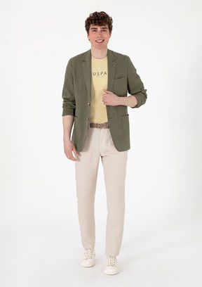 US POLO ASSN Bej Erkek Chino Pantolon