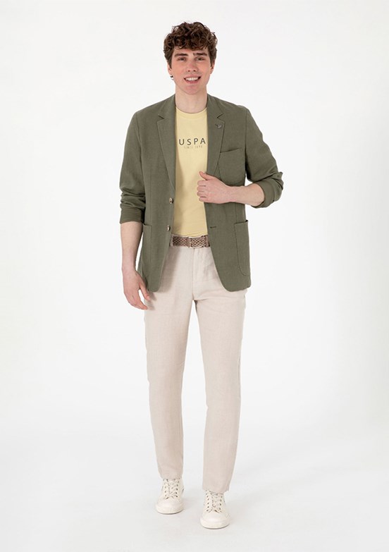 US POLO ASSN Bej Erkek Chino Pantolon