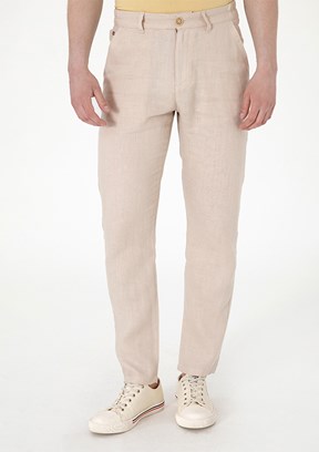 US POLO ASSN Bej Erkek Chino Pantolon