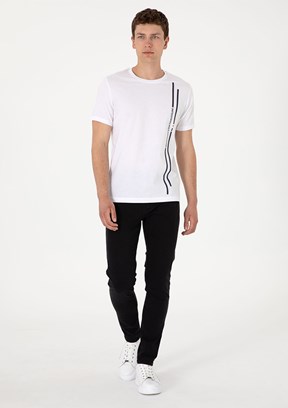 US POLO ASSN Siyah Erkek Slim Jean Pantolon