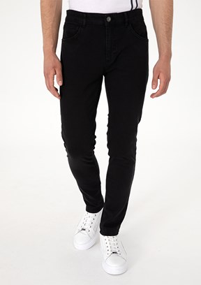 US POLO ASSN Siyah Erkek Slim Jean Pantolon
