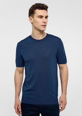 BACKANDBOND Lacivert Erkek Triko T-Shirt