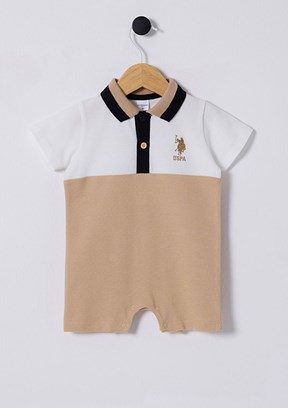 US POLO ASSN Çok Renkli Erkek Bebek Tulum Elbise