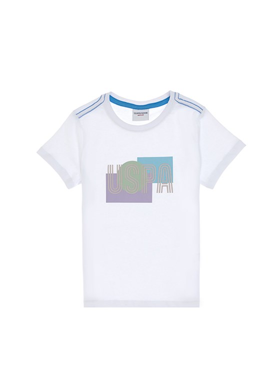 US POLO ASSN Beyaz Erkek Çocuk Regular T-Shirt
