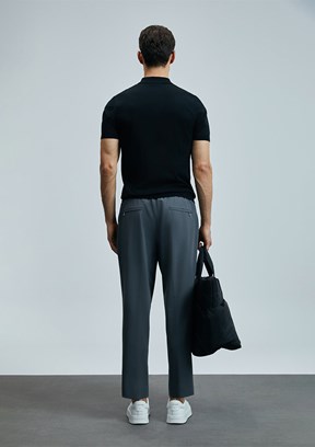 LUFİAN Antrasit Erkek Chino Pantolon