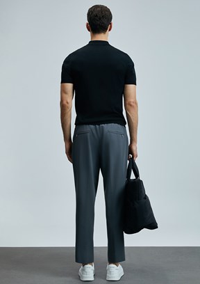 LUFİAN Antrasit Erkek Chino Pantolon