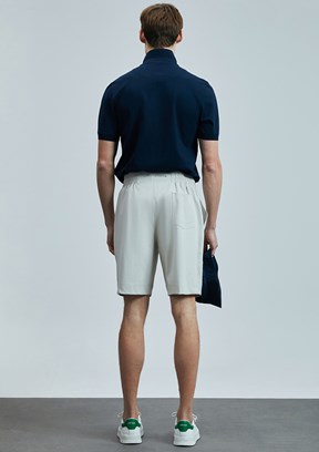 LUFİAN Lacivert Erkek Polo Yaka T-Shirt