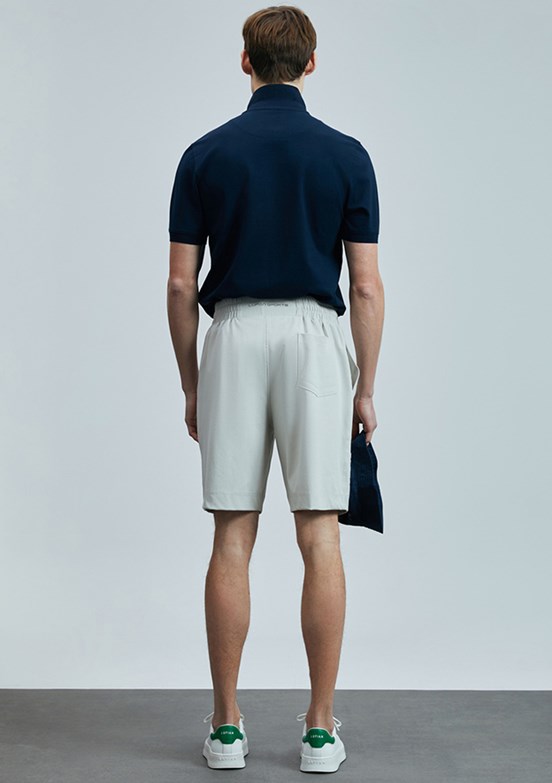 LUFİAN Lacivert Erkek Polo Yaka T-Shirt
