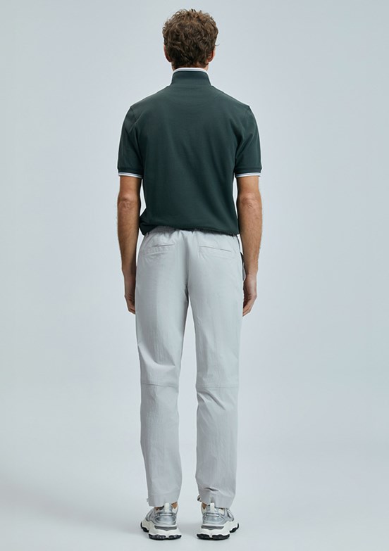 LUFIAN Yeşil Erkek Polo Yaka T-Shirt