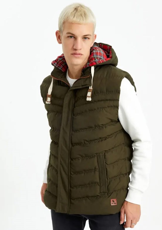 THE CROW Yeşil Unisex Şişme Yelek