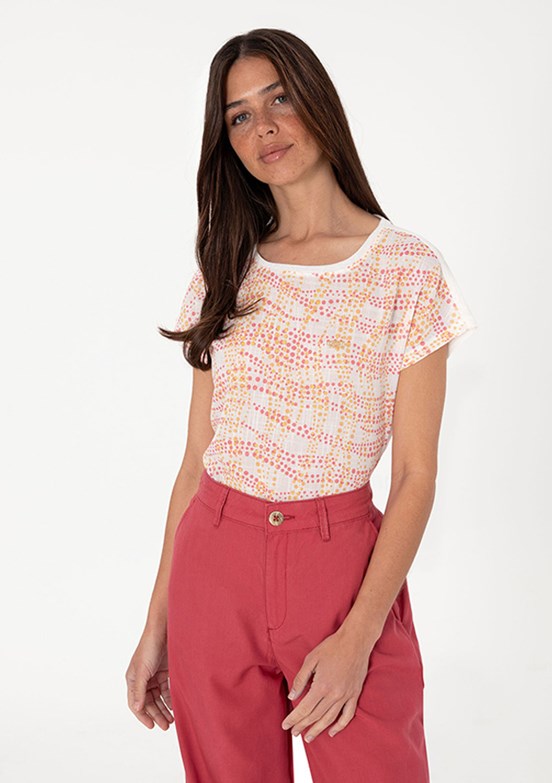 US POLO ASSN Turuncu Kadın Regular T-shirt