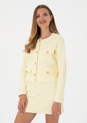 US POLO ASSN Sarı Kadın A-Form Fit Sweatshirt