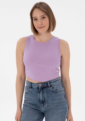 US POLO ASSN Mor Kadın Basic T-Shirt